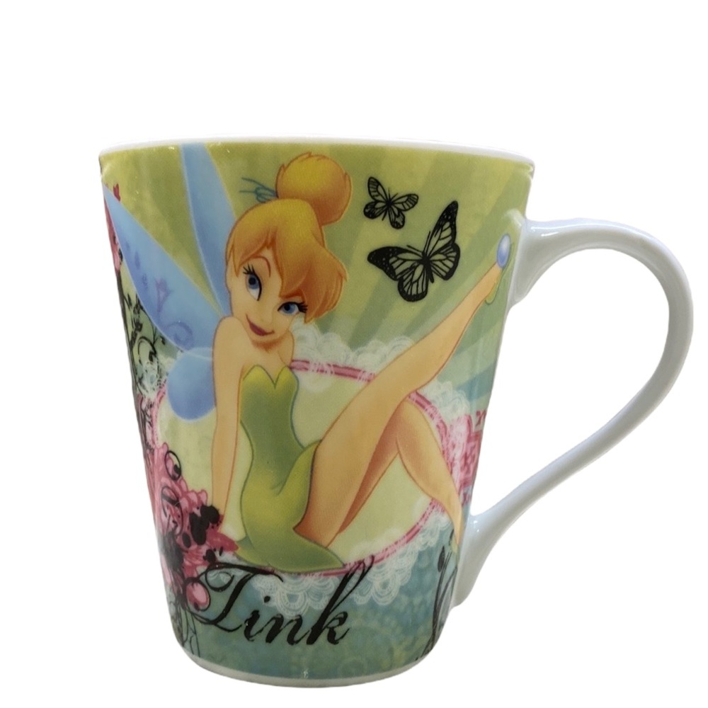 Disney’s Jerry Leigh Tinker Bell Mug Cup Floral